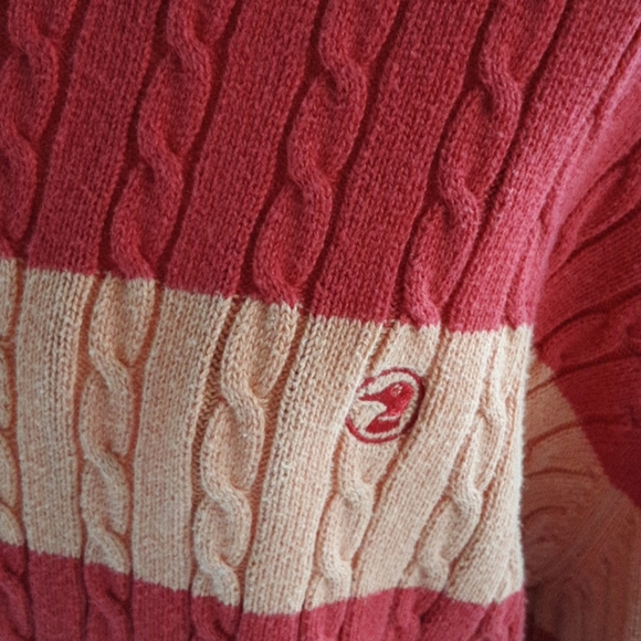 1X Duck Head crew neck cable pullover - Picture 2 of 4